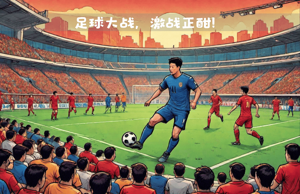 足球比赛精彩纷呈，球员们奋勇拼搏的简单介绍
